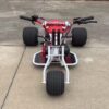 All white and Red Mini Bike